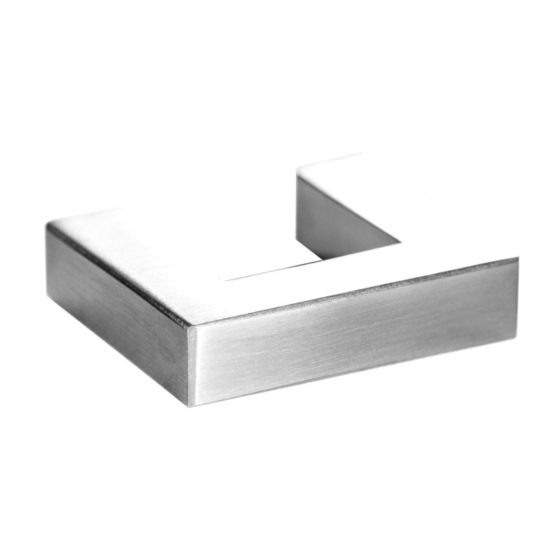 Rectangular Cabinet Pull, Satin Stainless Steel, 1 1/4"
