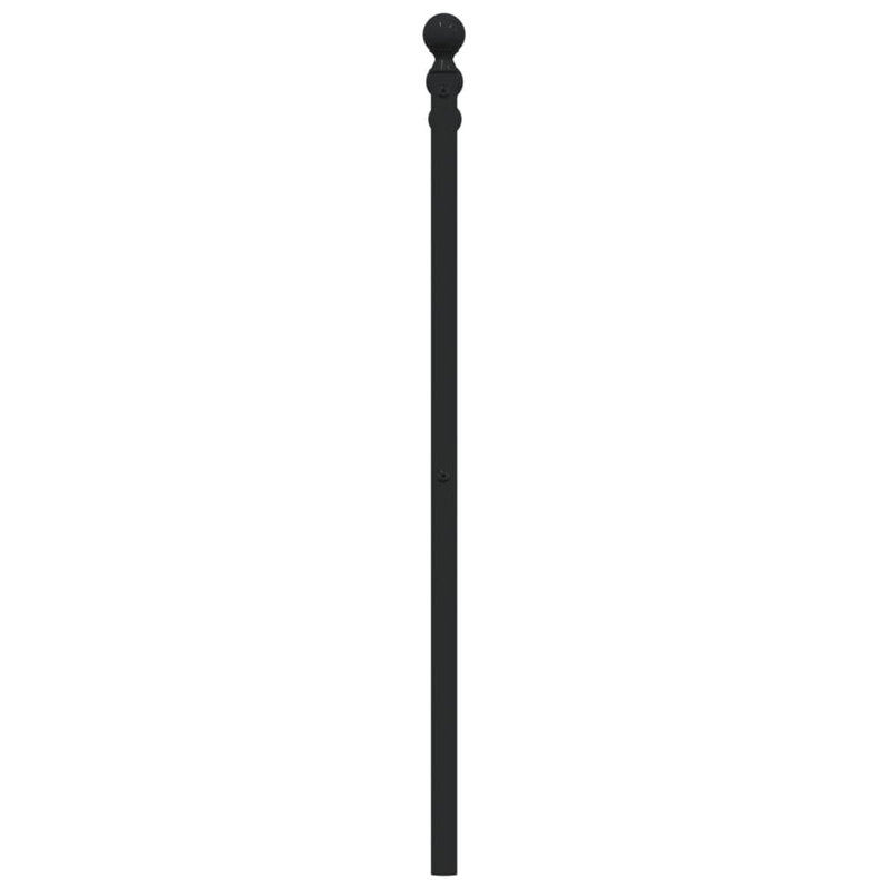 Marlow Home Co. Metal Replace Headboard Black 135 Cm, Double (4'6)