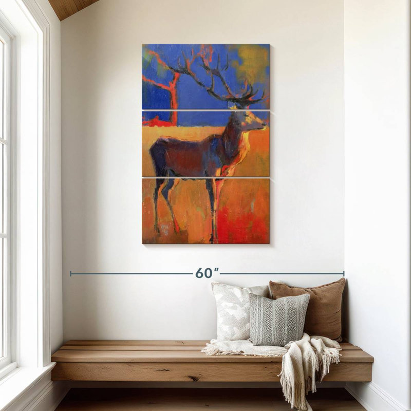 Brampt The Red Tree, 45" H x 28" W