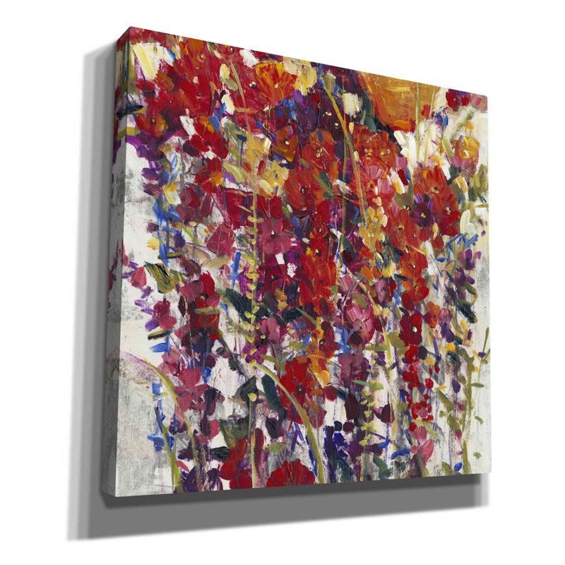«Mixed Bouquet IV» par Tim O'toole, art mural sur toile, 26" H x 26" W x 1.5" D