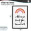 Cadre flottant Always Look For Rainbows, design par Martina Pavlova-130629721-130629720
