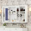 Armoire de toilette avec miroir 47 po-1351407053