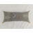 Dusky Green Embroidered Linen Lumbar Pillow Cover