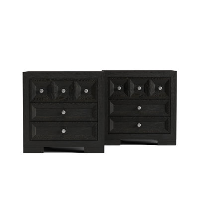 Charmain 3-Drawer Nightstands (Set Of 2)