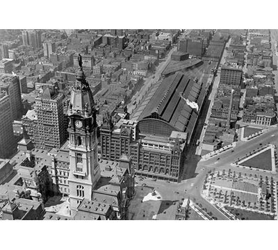 " Sky View Of City Hall, Philadelphia, PA "