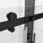 Sliding Bathtub Door, 5/16" Tempered Glass, Matted Black, Excellent Cleaning Capacity Door For Bathtub, Matte Leak Design