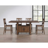Auburn 5-Piece Storage Counter Table Dining Set(Table & 4 Side Chairs)