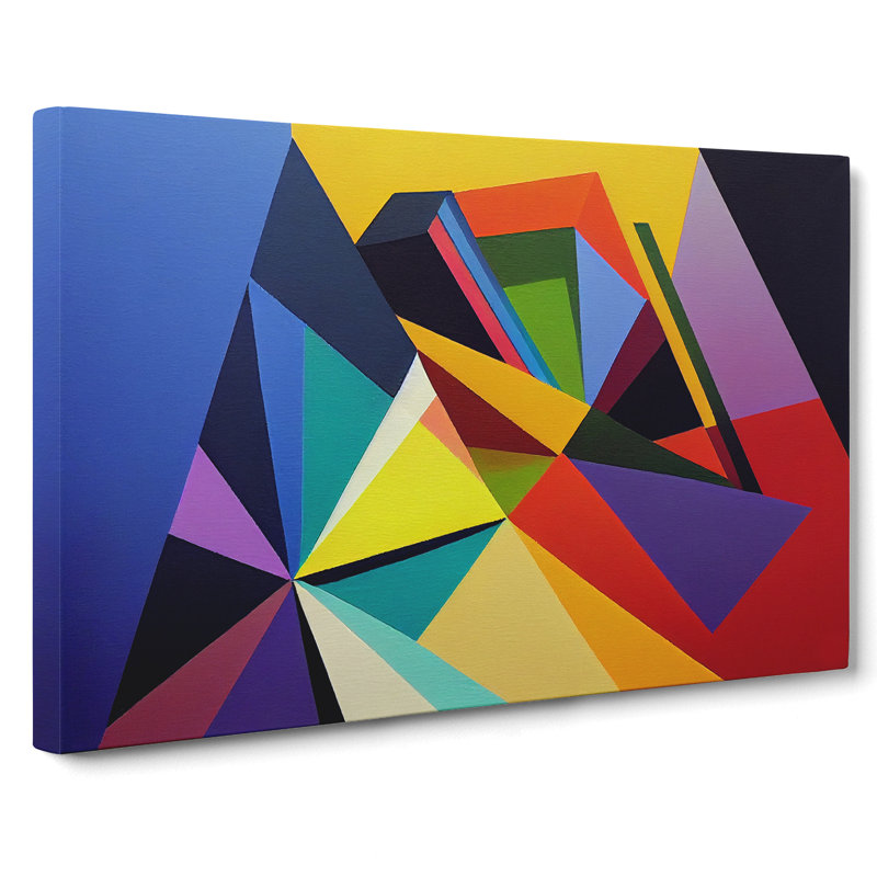 Prism Art Abstract Vol.3 - Wrapped Canvas, 40cm H x 60cm W x 3cm D