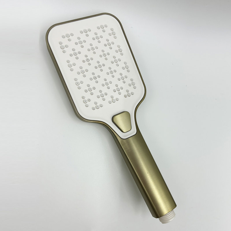 Douche à main avec barre coulissante, Or brossé