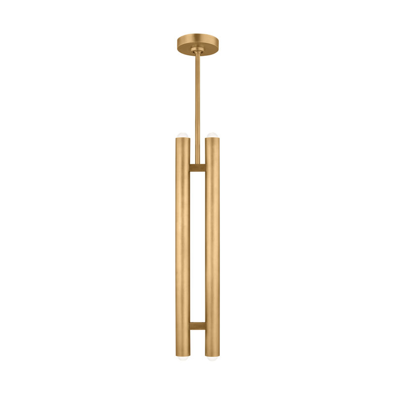 Ebell 2 - Light LED Pendant, Natural Brass