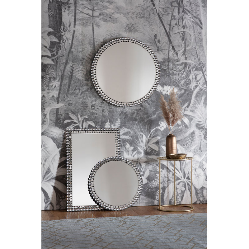 Kaiya Flat Wall Mirror, Fallon Rectangle Mirror 90cm x 60cm