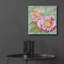  «Peony Garden 1» par Art Licensing Studio, art mural en verre acrylique, 12 po x 12 po