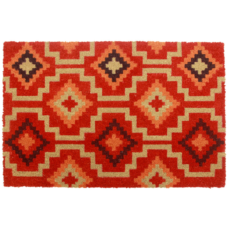 Paillasson Yaneira Lhasa Kilim, 24" x 36" - Non-Slip