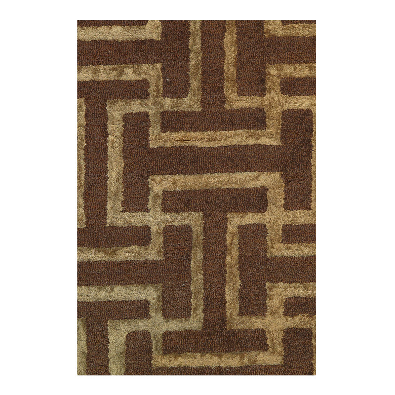 Wool Geometric Area Rug