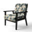 Fauteuil rembourré d'appoint tropical D-237066013