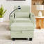 Chaise d'appoint avec dossier réglable manuellement, port de charge USB, support pour téléphone-1754879456