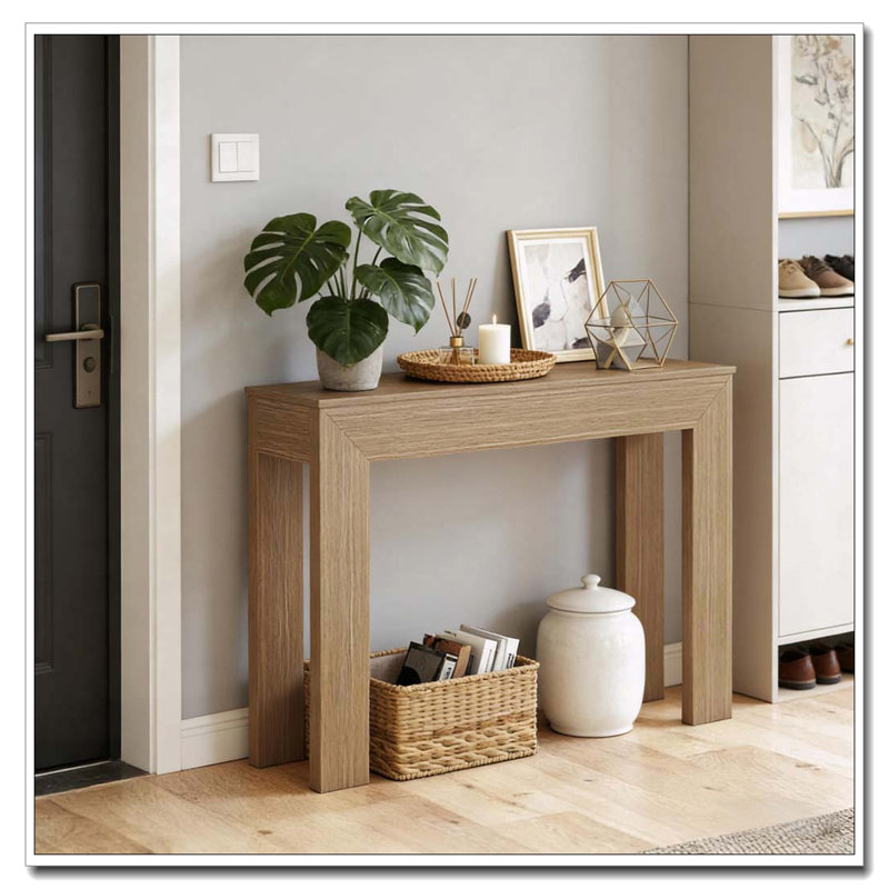 Table d'appoint élégante avec dispositif antibasculement