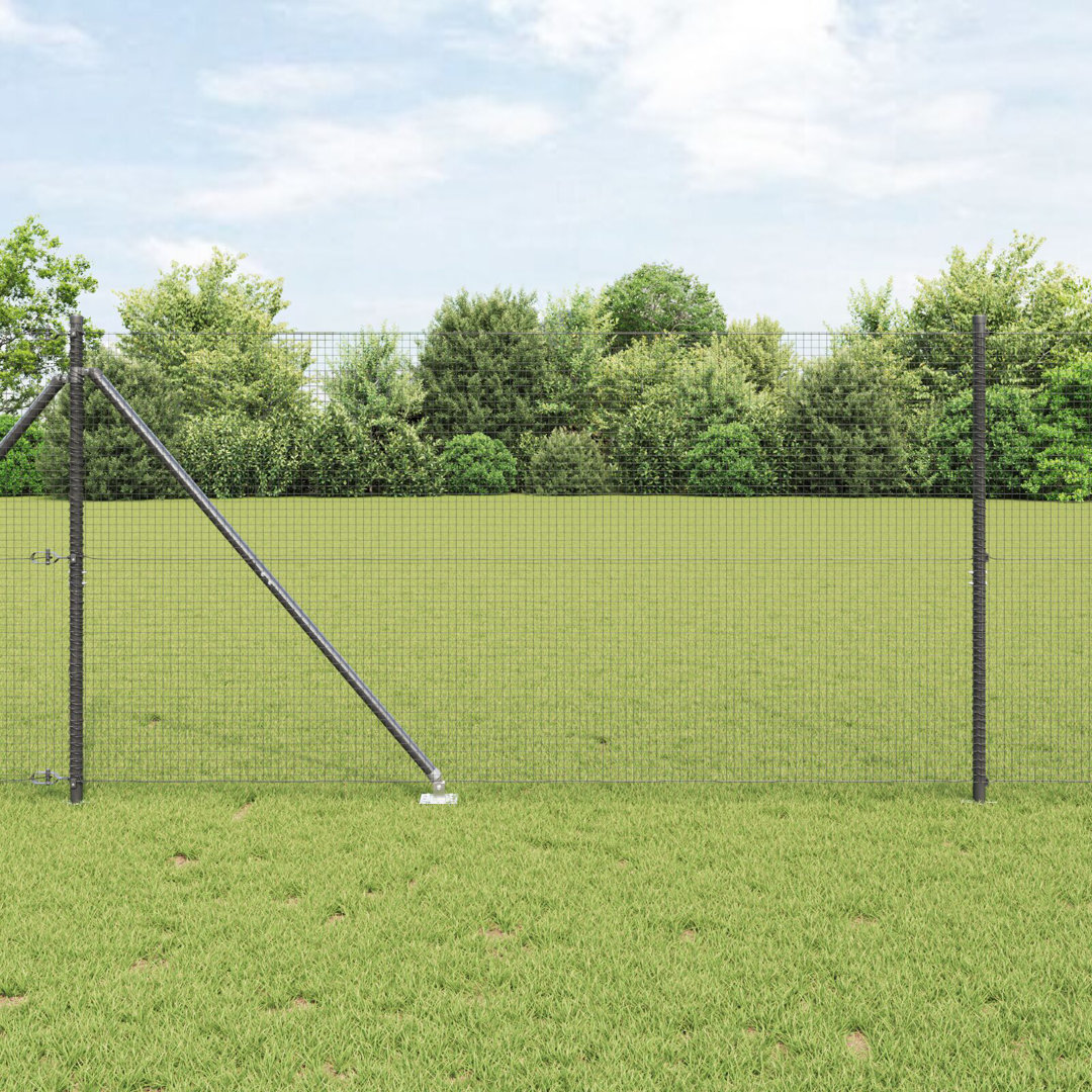 120cm H x 2500cm W Steel Border Fencing