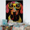 «Curious Popart Daschund Dog I», art mural chien
