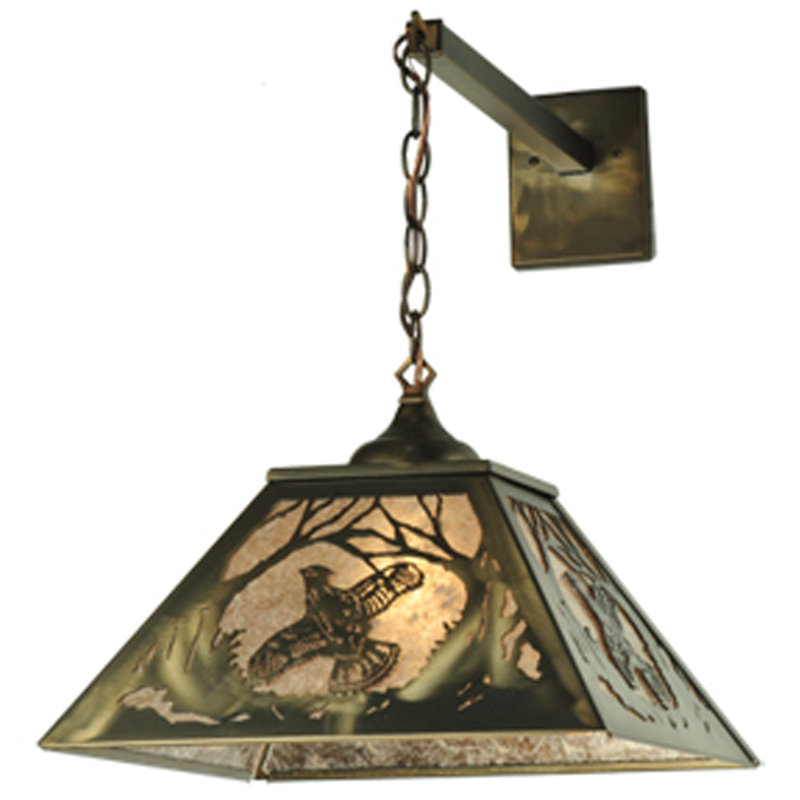 Rustic Lodge 1 - Light Armed Sconce