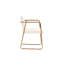 Arvo 37.5cm H Fabric Upholstered Metal Armchair