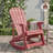 Attikus Outdoor Rocking Chair, All-Weather Patio Rocker Chair with Wide Armrests & High Backrest-129757622