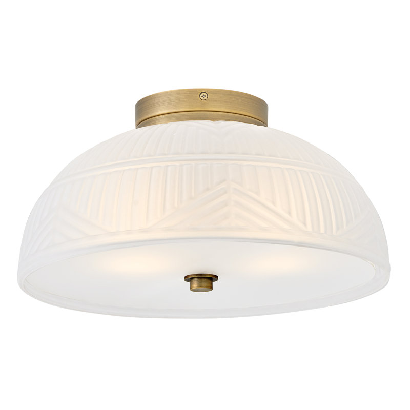 Devon Two-Light Flush Mount Bath Ceiling Light by Lisa McDennon