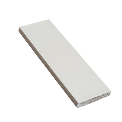 Carreau de sol et de métro en porcelaine blanche matte 2x6 po Allegro (paquet de 66 de 5,33 pieds carrés / caisse)