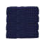 Ensemble de 4 serviettes Willow - 100% coton peigné, qualité supérieure 630 g / m², bleu marine, ultra doux et très absorbant (4 serviettes à main)-501306311-501306312