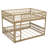 Queen over Queen Bunk Bed with Ladder & Guardrails, Solid Pine Wood Platform, Detachable Twin Beds, Space-Saving, Walnut-1324226325
