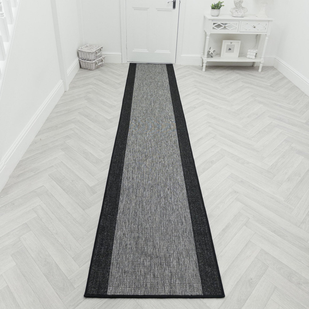Steel Hallway Runner Rug – Hardwearing, Non-Slip & Durable Carpet for Hall, Kitchen & Corridor