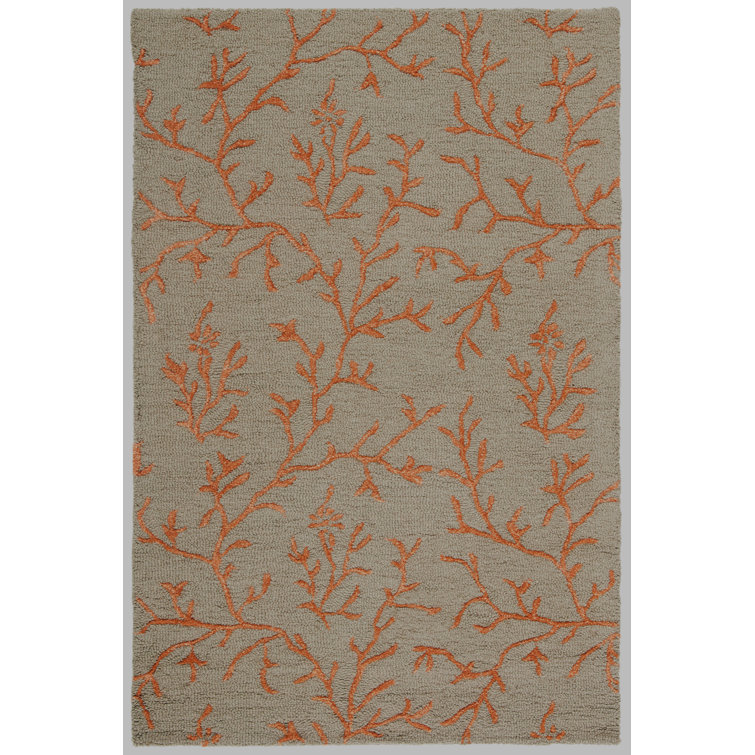 McKittrick Hand Tufted Wool Floral Rug