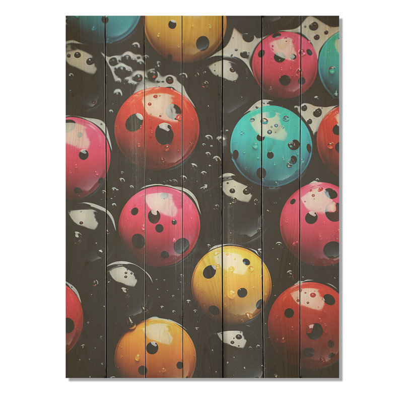 Collage d'insectes colorés I - insectes et insectes sur bois, H 32 po x l 24 po
