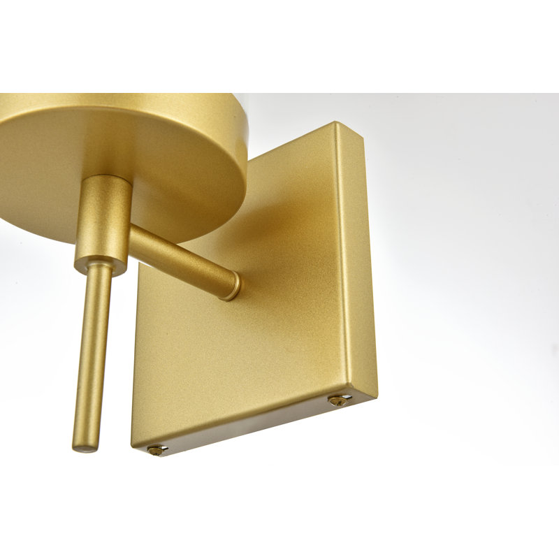 Annisha Dimmable Vanity Light, Brass, 11" H x 5" W x 5" D, 1 Light