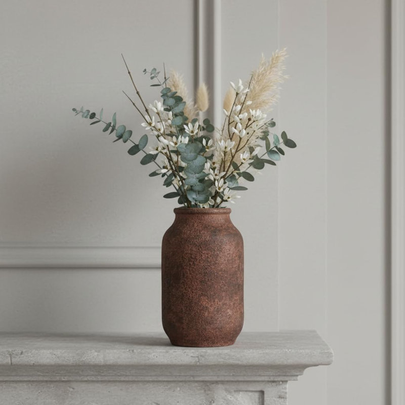 Large Rustic Ceramic Vase