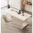 Luxury Cream-Style Sintered Stone Tabletop Office Desk-1298696965
