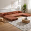 Canapé-lit modulaire avec repose-pieds Boneless-1054836887