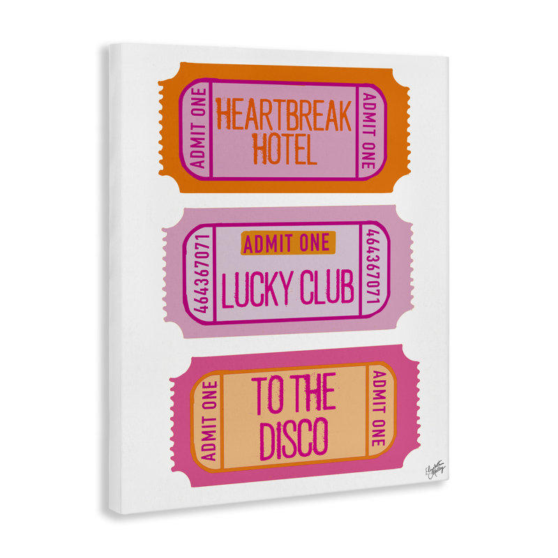 "Disco phrases", art mural par Elizabeth Medley, H 30 po x l 24 po