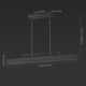 Delphia Single Light Metal Dimmable LED Chandelier