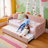 Velvet Upholstered Daybed with Trundle, Twin Size-159338151