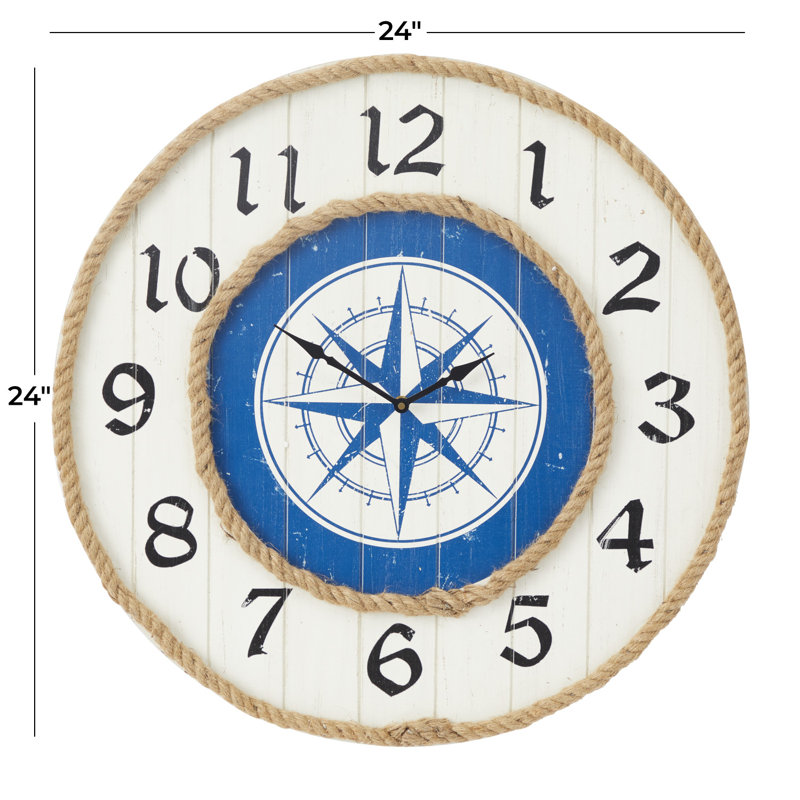 Lasiandra Wood Wall Clock