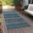 Augustinus Washable Striped Indoor / Outdoor Rug-214828260