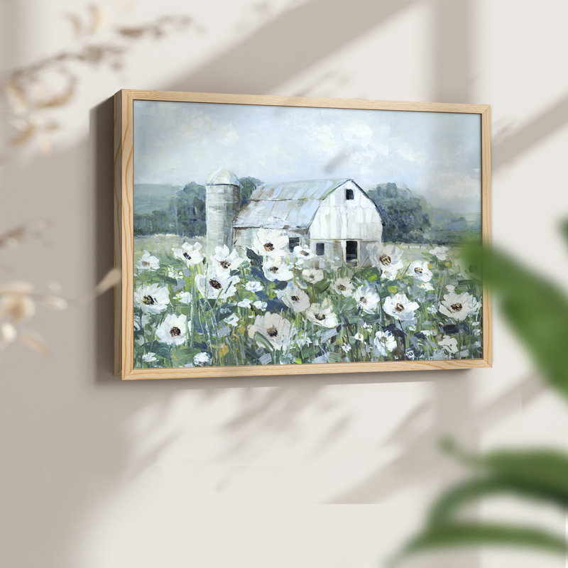 Dream Fields -Framed Print - Restickable, H 8 po x l 10 po, Naturel