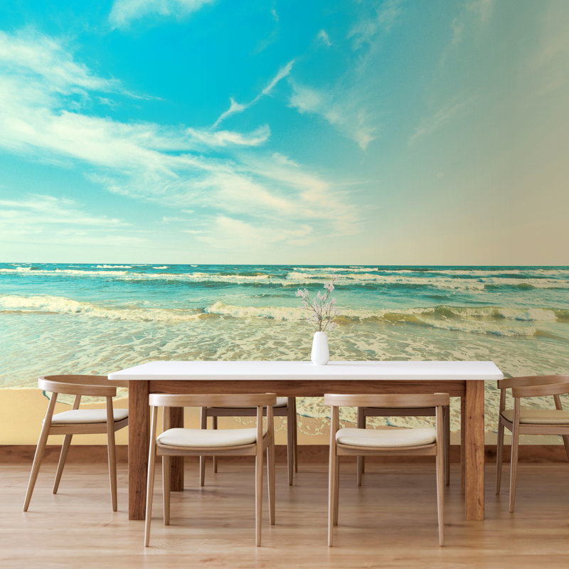  Seashore Matt Smooth Paste the Wall Mural 300cm wide x 240cm high, 280 cm L x 350 cm W