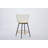 Set of 2 Counter Stools, 360° Swivel Upholstered Bar Stools with Metal Legs-434532631