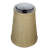 8" H X 6" W Empire Lamp Shade -  (Spider Attachment) In Burlap Natural