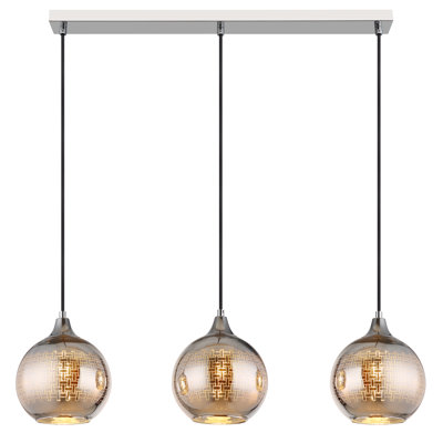 Daylie 3 - Light Satin Pendant