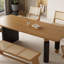 Ensemble de table à manger japonais en bois massif-102210041-102210042