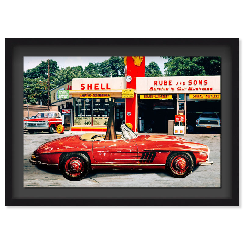 Legs Up 70s Americana Shadowbox by Oliver Gal, 17.5" H x 25.5" W