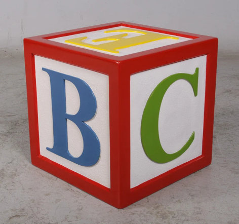 Jahlea Letter Block Alphabet Over Sized, 18" H x 18" W x 18" D